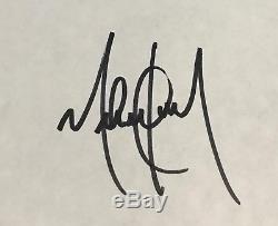 Michael Jackson King of Pop Vintage Signed Autograph 4x6 Album Page Thriller