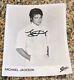 Michael Jackson Official Epic Records SIGNED Publicity Photo Rare Autograph