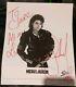 Michael Jackson Original Autograph Signed Promo Lp Picture