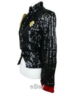Michael Jackson Own And Worn Sequin Jacket Pepsi Bad Signed No Glove Fedora
