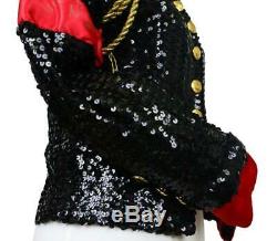 Michael Jackson Own And Worn Sequin Jacket Pepsi Bad Signed No Glove Fedora