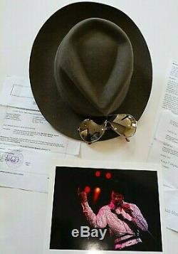 Michael Jackson Own Worn Owned Custom Made Triumph Tour 1981 Signed Fedora W Loa