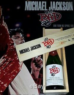 Michael Jackson RARE CHAMPAGNE BAD25 PREMIER smile promo fedora signed autograph
