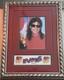 Michael Jackson Rare Hand-Signed Boomers Sticker Framed Photo Ensemble COA