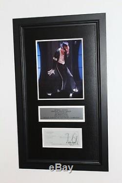 Michael Jackson Rare Signed Check 30th Ann. Concert