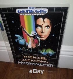 Michael Jackson SEGA Genesis Moonwalker Hand Signed 8x10 Autographed Photo COA