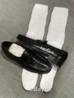 Michael Jackson STAGE WORN GLOVE Crystal Socks & Florsheim moonwalk signed shoes