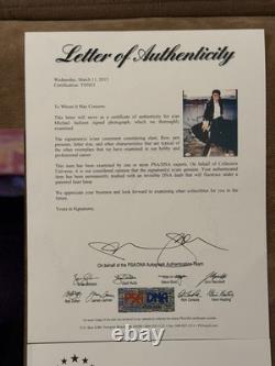 Michael Jackson Signed 11x14 Photo Billie Thriller PSA JSA Autograph Authentic