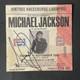 Michael Jackson Signed 1988 Bad World Tour Liverpool Concert Ticket Autograph