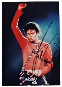 Michael Jackson Signed 8x10 Photo Framed 1984 Pepsi Ticket Stub & Gold LP