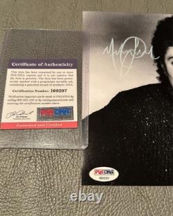 Michael Jackson Signed 8x10 Photo PSA/DNA Certified Authentic Autograph COA King