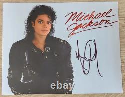 Michael Jackson Signed 8x10 with COA
