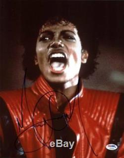 Michael Jackson Signed Authentic 11X14 Photo Autographed PSA/DNA #V09656