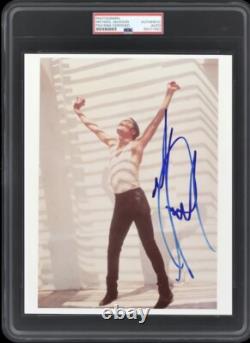 Michael Jackson Signed Autograph 8x10 Color Photo PSA/DNA Encapsulated Pop King