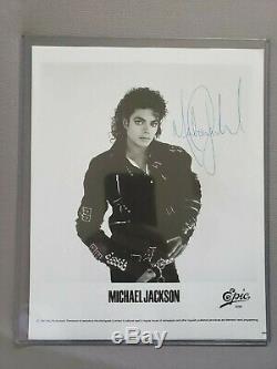 Michael Jackson Signed Autograph 8x10 Photo Great condition No COA
