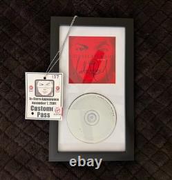 Michael Jackson Signed Autograph Invincible CD (at 2001 Virgin Megastore withpass)