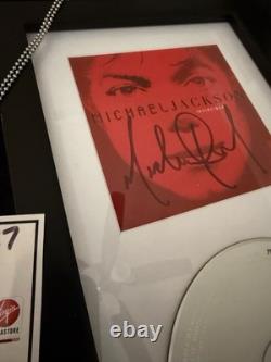 Michael Jackson Signed Autograph Invincible CD (at 2001 Virgin Megastore withpass)
