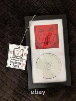 Michael Jackson Signed Autograph Invincible CD (at 2001 Virgin Megastore withpass)