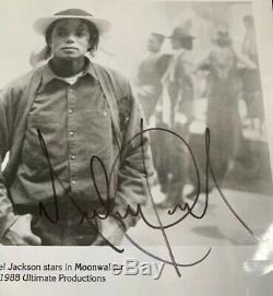 Michael Jackson Signed Autograph Moonwalker 8x10 Publicity Photo PSA/DNA Rare