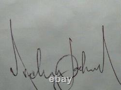 Michael Jackson Signed Autograph Page Authenticated By Roger Epperson