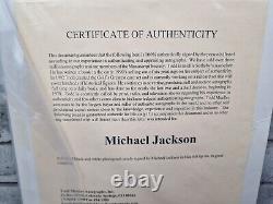 Michael Jackson Signed Autograph With Todd Mueller COA, black & White Photo, rare