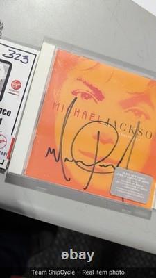 Michael Jackson Signed Autograph from 2001 Virgin Megastore Event wpass G2U