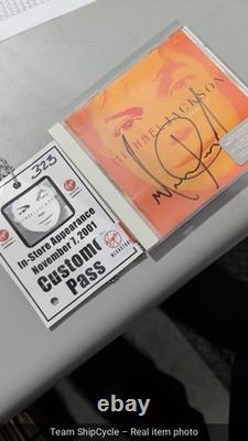 Michael Jackson Signed Autograph from 2001 Virgin Megastore Event wpass G2U