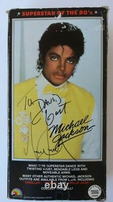 Michael Jackson Signed Autographed 1984 12 Poseable Doll Beckett Certified #2