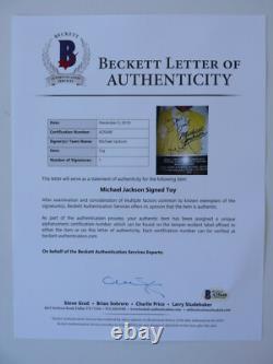 Michael Jackson Signed Autographed 1984 12 Poseable Doll Beckett Certified #2