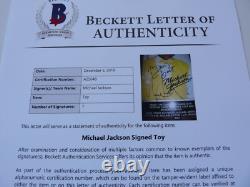 Michael Jackson Signed Autographed 1984 12 Poseable Doll Beckett Certified #2