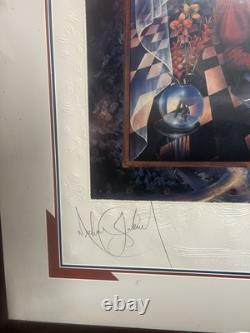 Michael Jackson Signed Autographed 30x40 Serigraph The Book Japan Edition #18