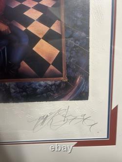 Michael Jackson Signed Autographed 30x40 Serigraph The Book Japan Edition #18