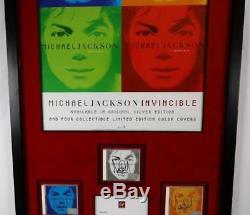 Michael Jackson Signed Autographed 5 CD Invincible Framed Bad Thriller Own