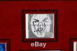 Michael Jackson Signed Autographed 5 CD Invincible Framed Bad Thriller Own