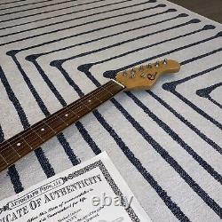 Michael Jackson Signed/Autographed Electric Guitar- COA-4/24/2002 Rare