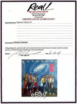 Michael Jackson Signed Autographed Jackson 5 Victory LP Album BAS BECKETT LOA