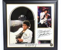 Michael Jackson Signed Autographed Lp Framed Billie Jean Bad Thriller Own