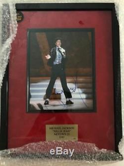 Michael Jackson Signed Autographed Photo Framed Amazing Item Bad Thriller Own