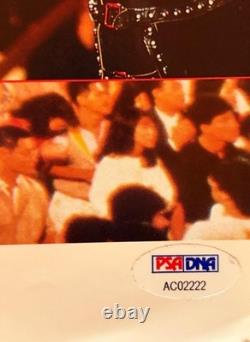 Michael Jackson Signed Autographed Tour Book King Of Pop Thriller Bad Psa Loa