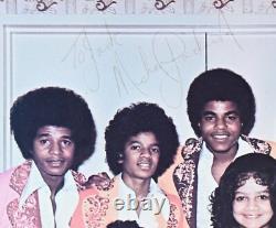 Michael Jackson Signed Autographed Vintage 1970's Photo as Teenager PSA DNA