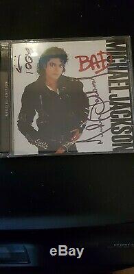 Michael Jackson Signed Bad Cd