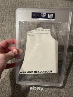 Michael Jackson Signed Cut PSA Certified Autograph Inscribed Love Rare Auto