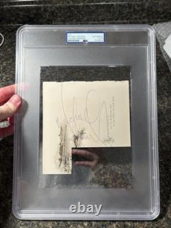 Michael Jackson Signed Cut PSA DNA Certified Autograph King Of Pop Auto