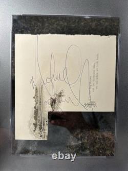 Michael Jackson Signed Cut PSA DNA Certified Autograph King Of Pop Auto