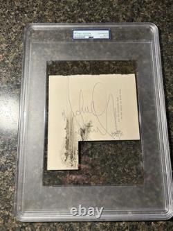 Michael Jackson Signed Cut PSA DNA Certified Autograph King Of Pop Auto