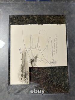 Michael Jackson Signed Cut PSA DNA Certified Autograph King Of Pop Auto