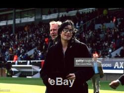 Michael Jackson Signed Football Programme Rare