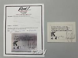 Michael Jackson Signed Inscribed Autographed Certificate EPPERSON COA 2