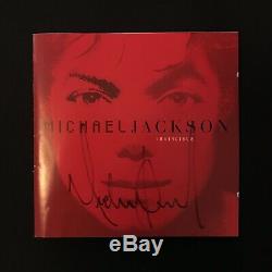 Michael Jackson Signed Invincible Autographed Red Cover