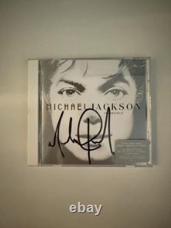 Michael Jackson Signed Invincible CD From 2001 Virgin Megastore Event withshop bag